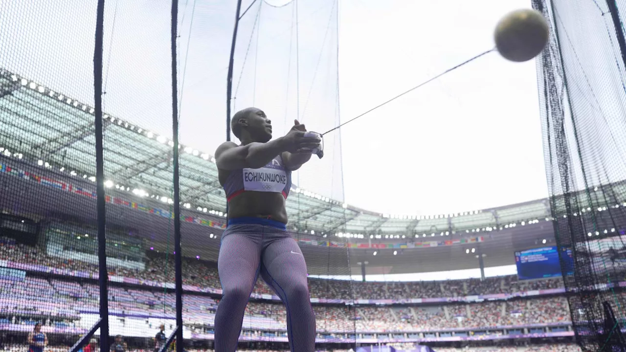 Cincinnati Alum Annette Echikunwoke Wins Historic Hammer Throw Silver Medal at 2024 P