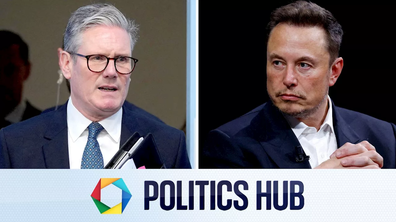 Politics latest: PM backed in war of words with Elon Musk after 'totally unjustified' riots comments