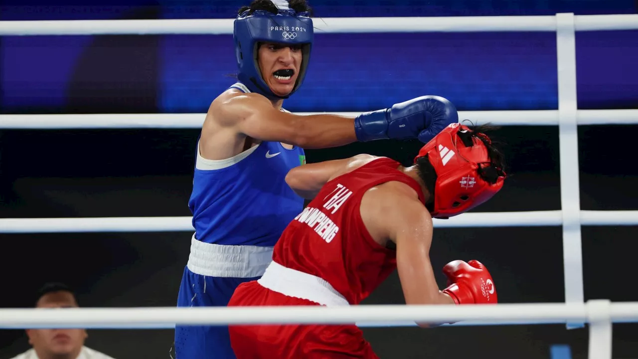 Algerian boxer delivers brutal blow in semis to reach gold medal fight