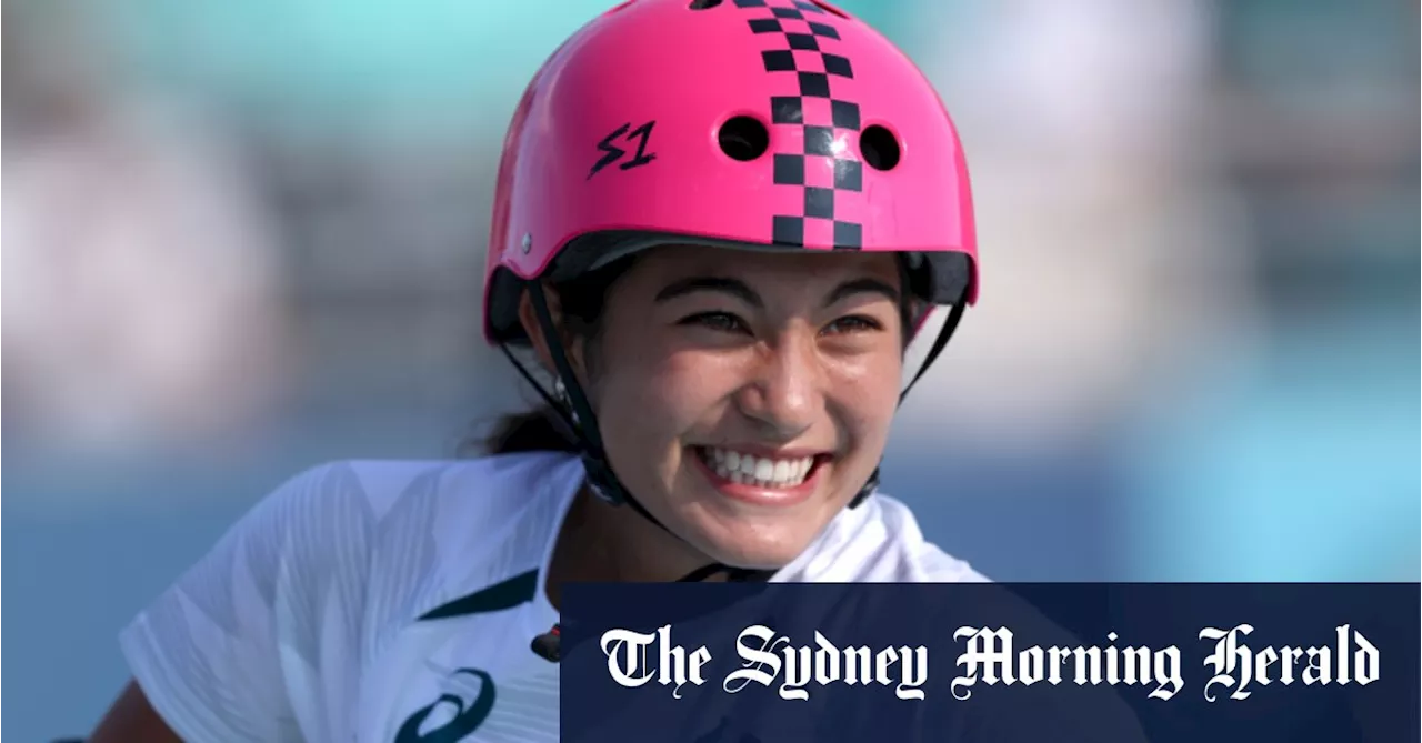 Teen prodigy wins gold in skateboarding – and she’s Australia’s youngest medallist