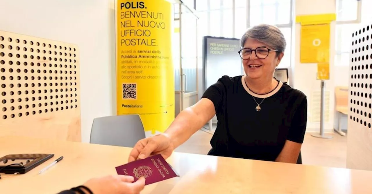 «Passaporti alle Poste: al via a Bologna, Verona e Cagliari»