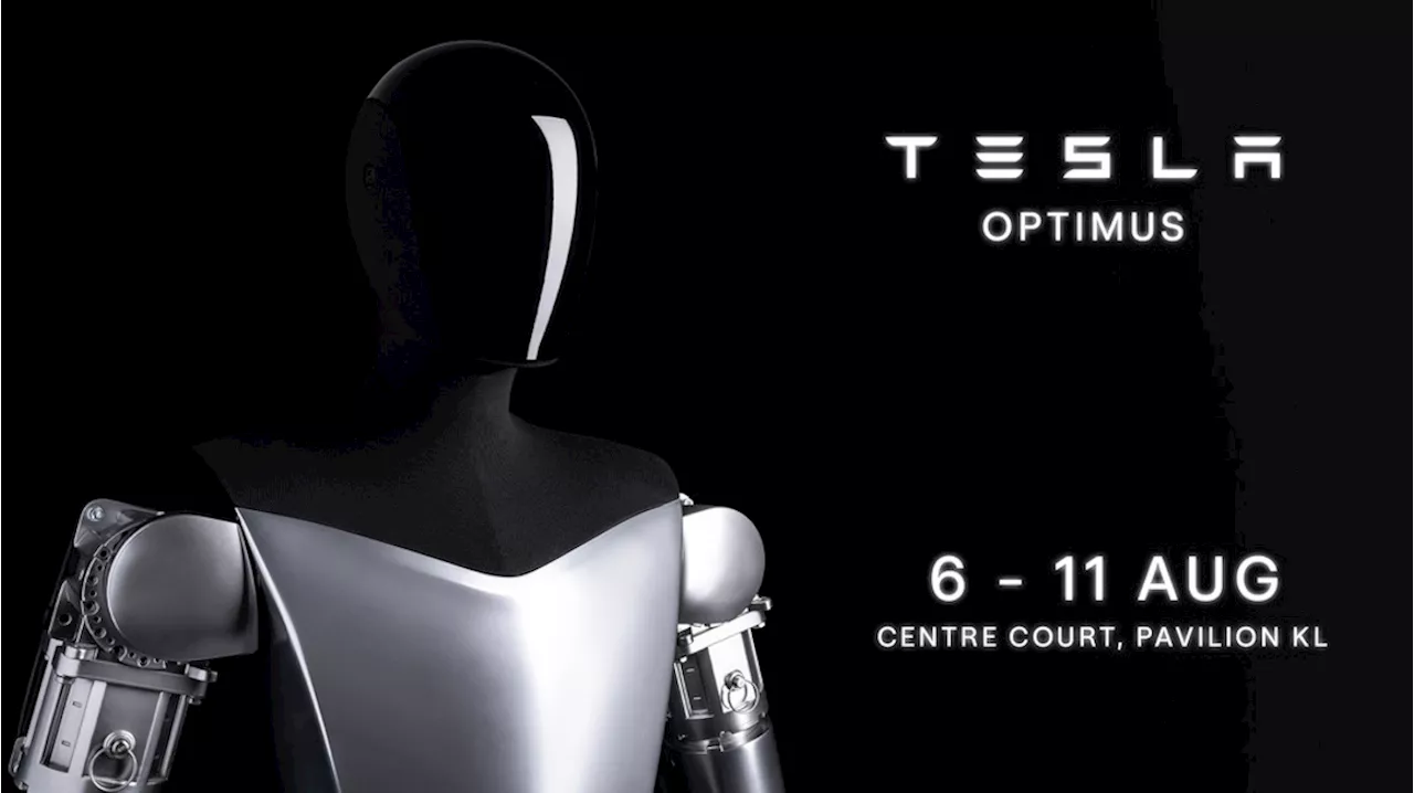 Tesla Optimus robot made its Malaysian debut at Pavilion KL