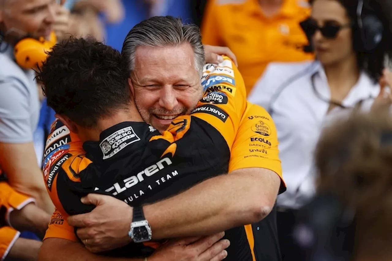 Zak Brown (McLaren): «Norris/Piastri am stärksten»