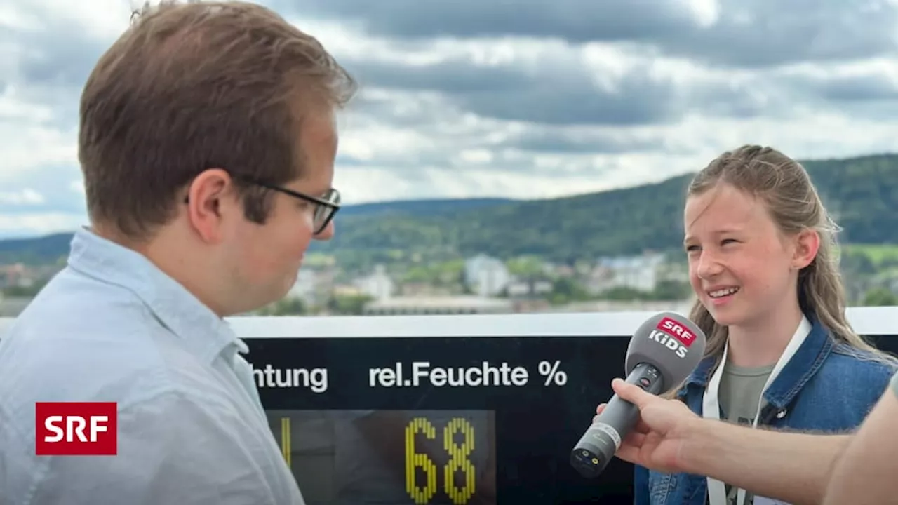 SRF Kids zu Besuch beim Meteorologen von SRF Meteo