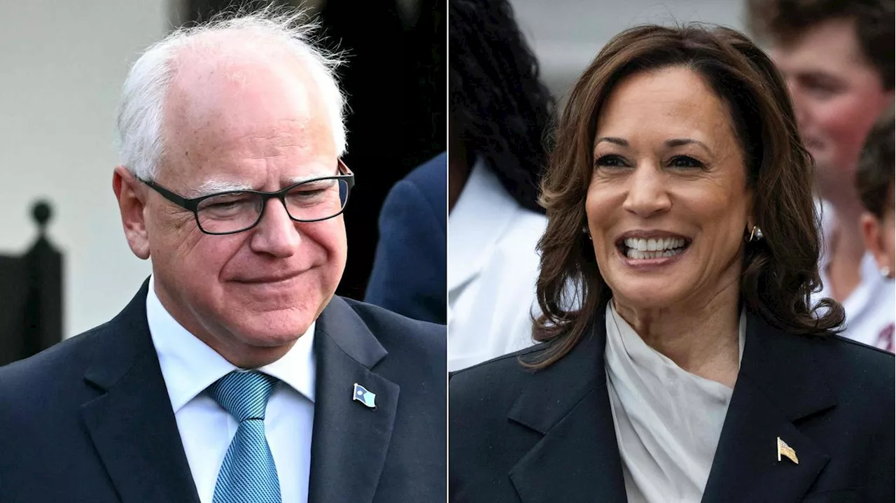 Übereinstimmende Berichte: Kamala Harris ernennt Gouverneur Tim Walz zu ihrem Vize-Kandidaten