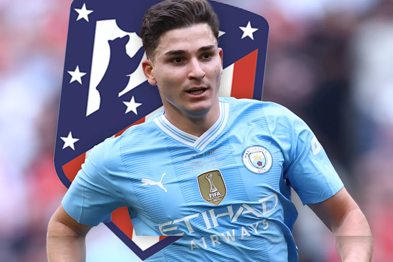 Man City agree £81m deal with Atletico Madrid for Julian Alvarez – nearly six times what they paid...