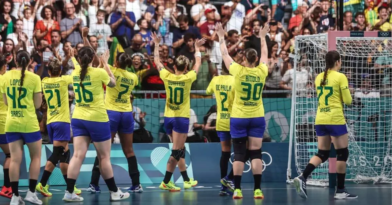 Brasil apanha da Noruega no handebol feminino e se despede nas quartas