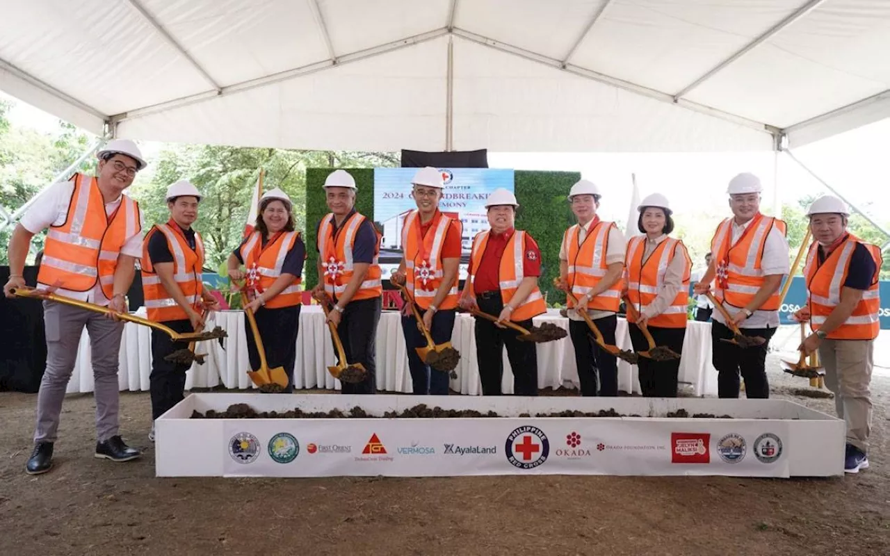 Okada Foundation joins groundbreaking of new PH Red Cross Cavite Chapter HQ