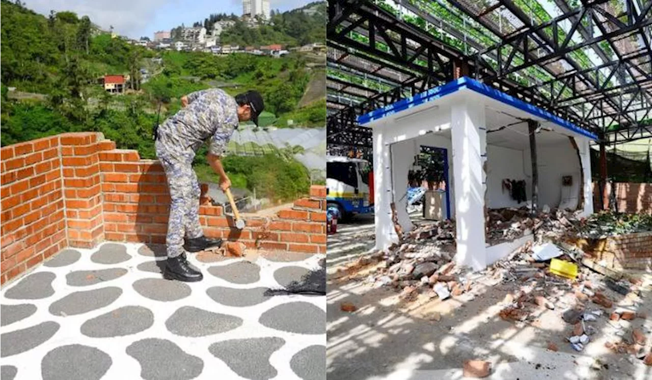Enforcement Action Taken Against Illegal Construction Of Camerons’ Santorini-Inspired Tourist Attraction