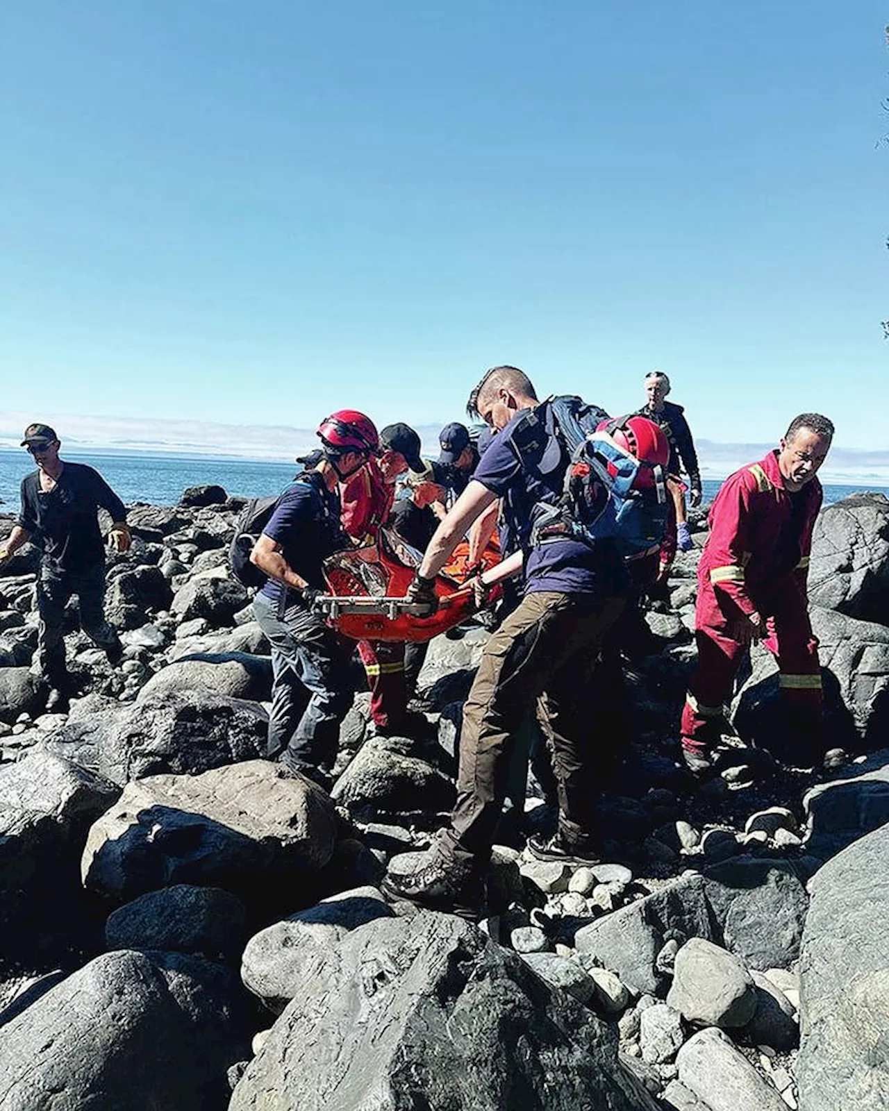 Mountain biker, 70, airlifted after fall on busy weekend for Island SAR crews