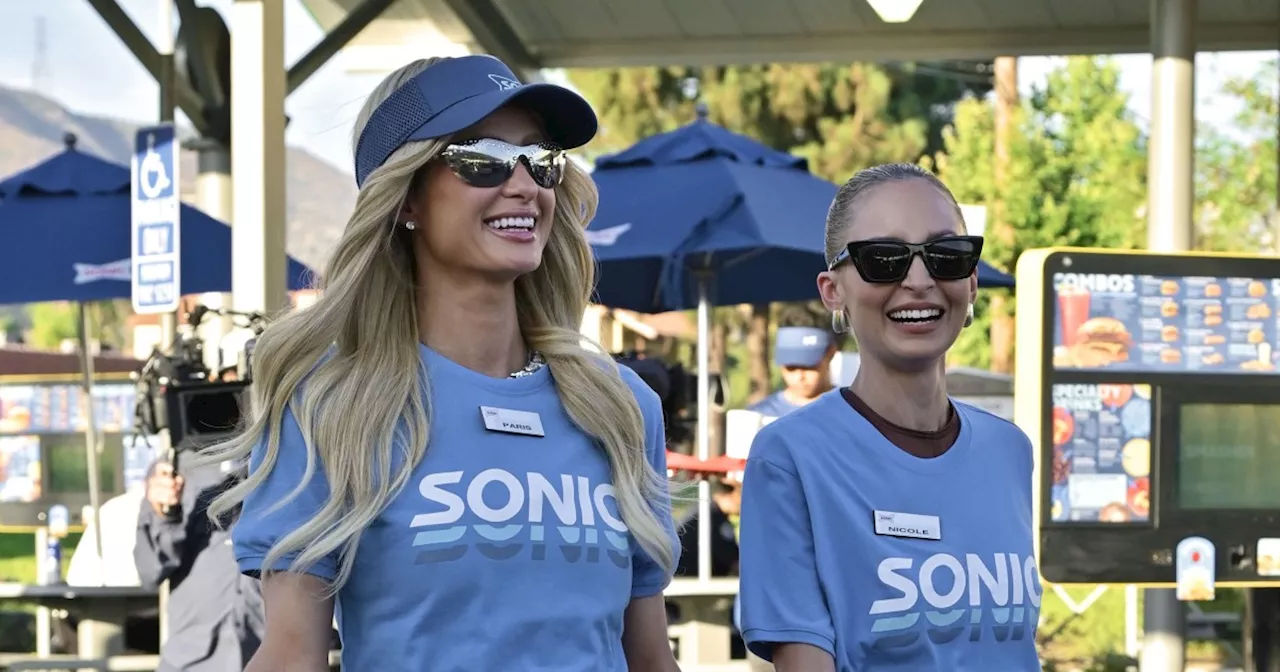 Paris Hilton and Nicole Richie Seen Working At Sonic Ahead of TV Show