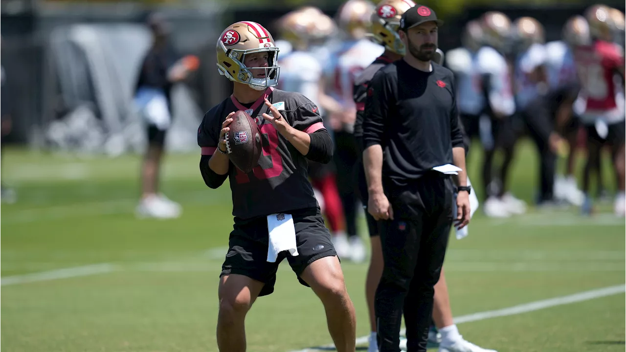 49ers QB Purdy shows benefits of healthy offseason early in training camp