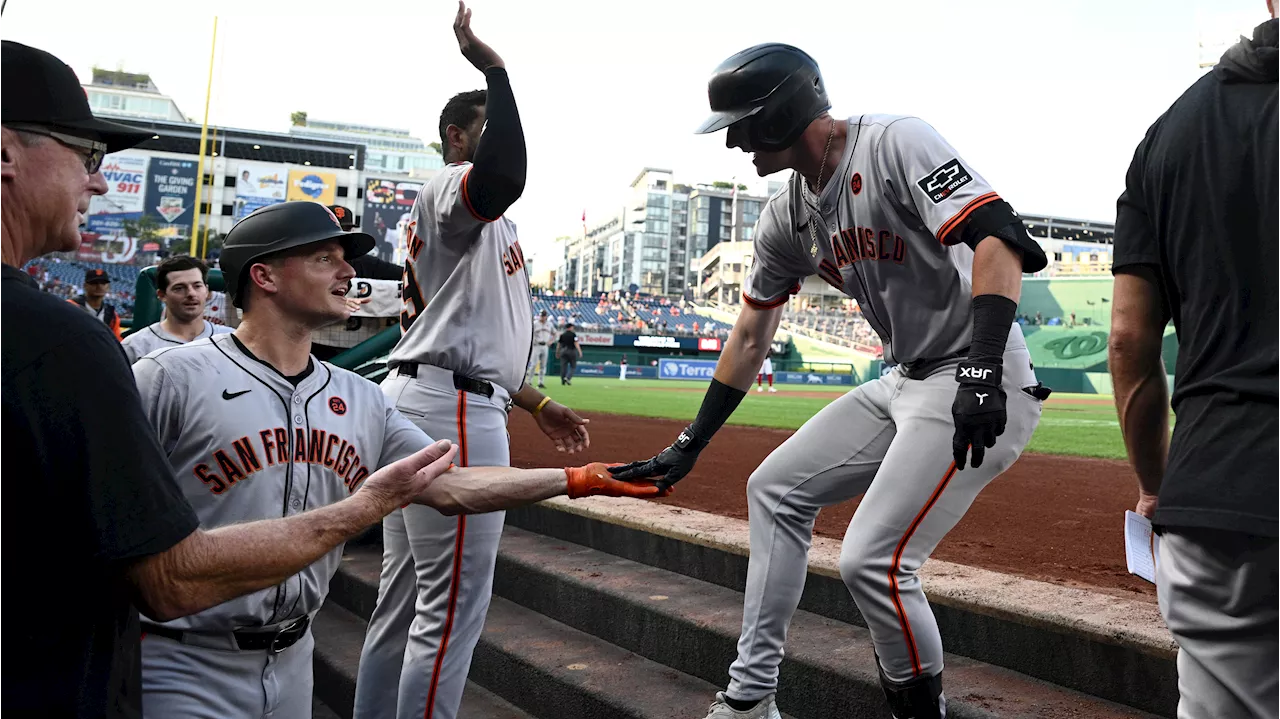 Chapman homers in third straight game as Giants beat Nationals