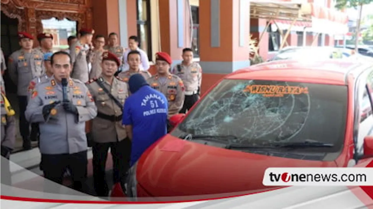 Polisi 'Nyangkut' di Kap Mobil saat Atur Lalu Lintas, Polres Kudus Beberkan Kronologi Kasusnya