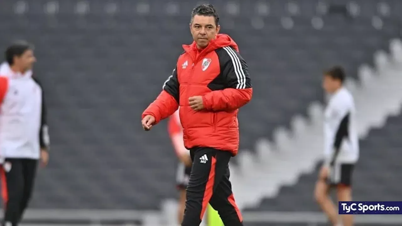 Con Pezzella a la par, Gallardo tuvo su primer entrenamiento en su vuelta a River