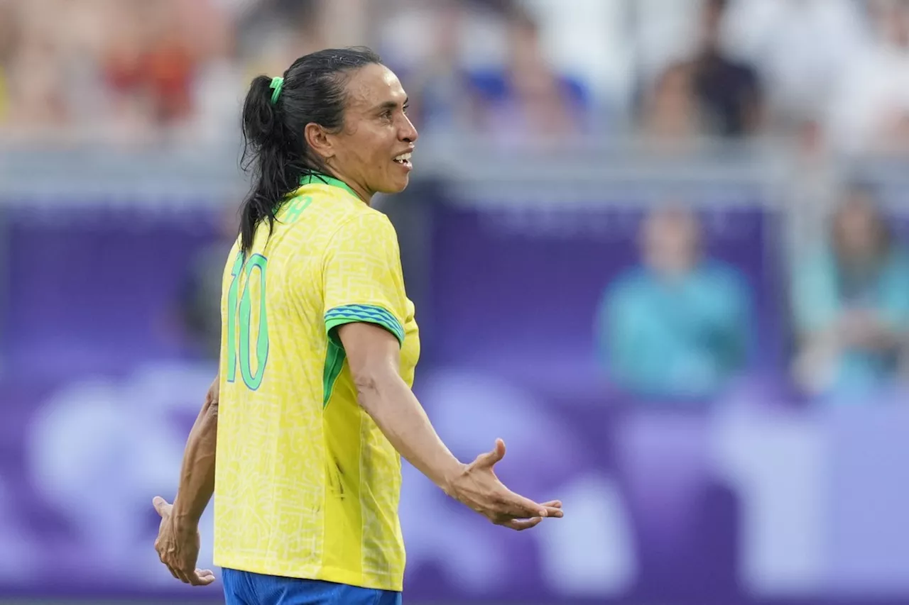 Saiba por que Marta não está jogando contra Espanha na Olimpíada 2024