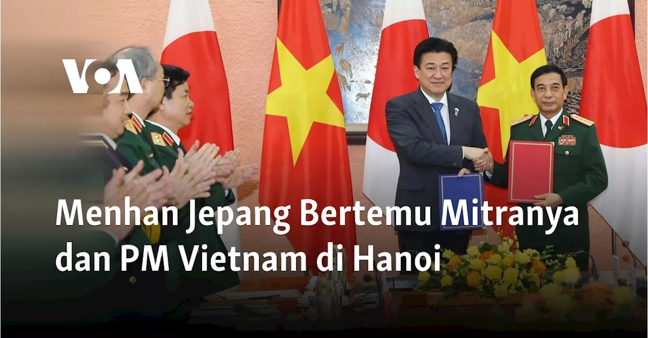 Menhan Jepang Bertemu Mitranya dan PM Vietnam di Hanoi