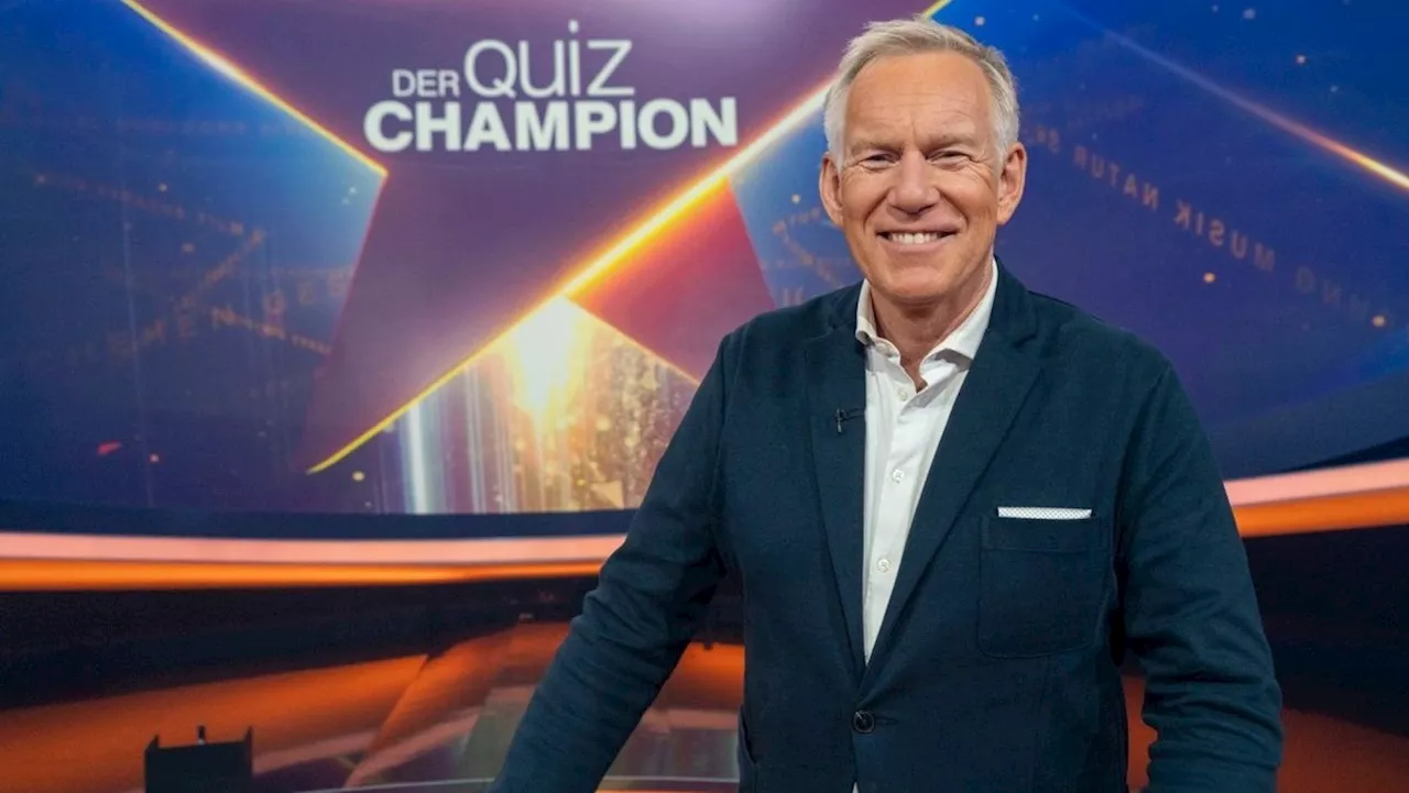 ZDF zeigt 16 Stunden lang 'Quiz-Champion' mit Johannes B. Kerner