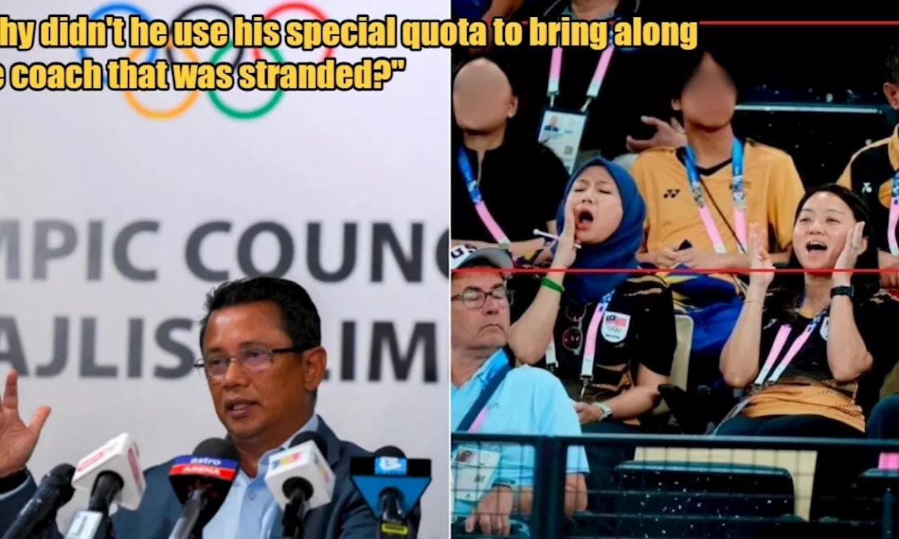 M'sian Olympic Council President Bashed for Bringing Wife & Son to Olympics, M'sians Call for His Resignation