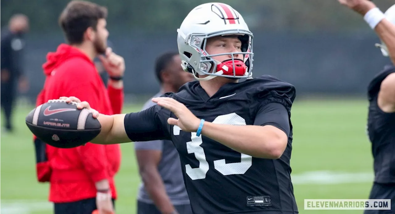 Ohio State Quarterback Devin Brown Feeling “Way More Comfortable” in Year Three