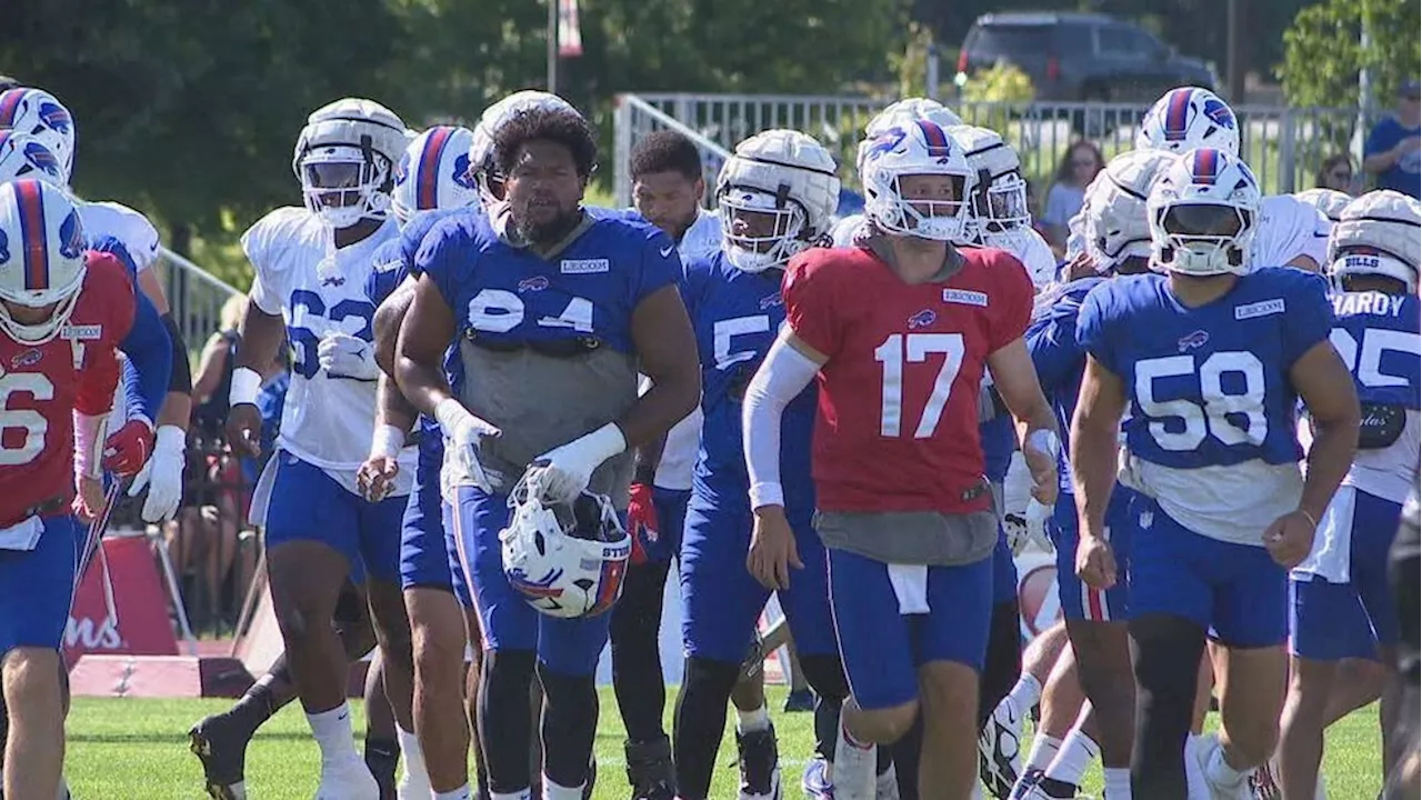 Bills wrapping up training camp; starters' playing status uncertain for preseason opener