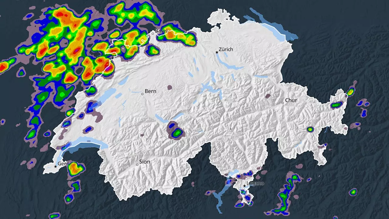 Wetter Schweiz: Mittwoch startet mit Gewittern