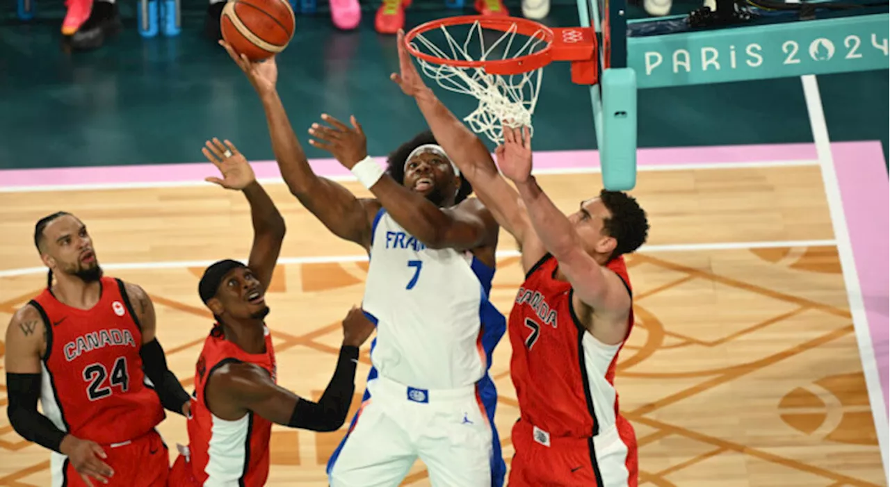 France defeat Canada to set up Olympic basketball rematch with Germany