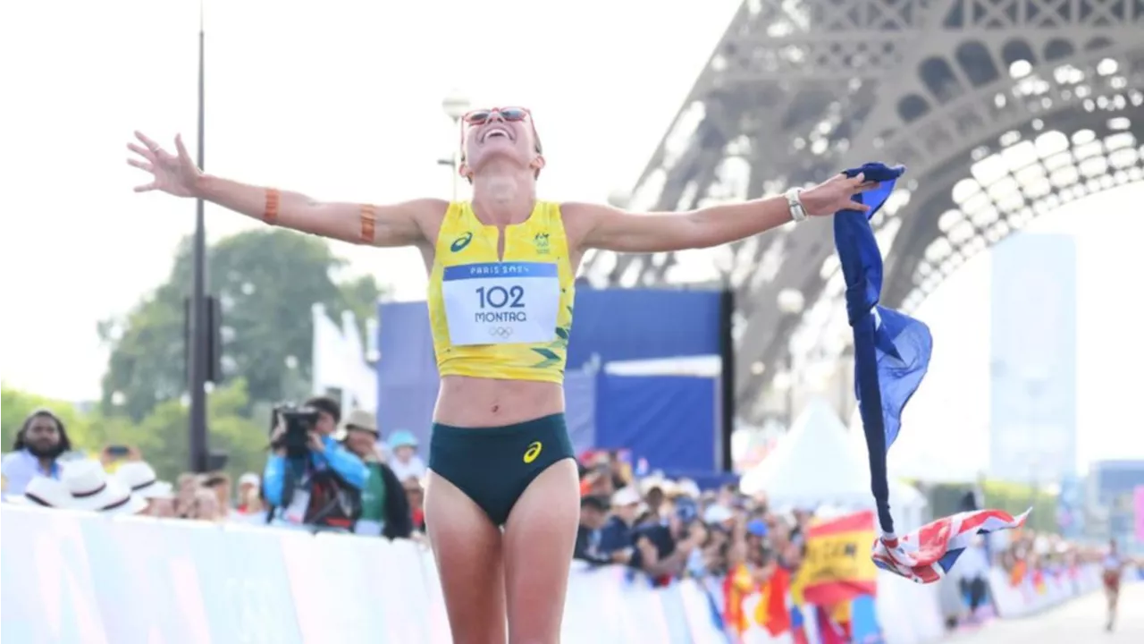 ‘High drama’ in Paris as Aussie walkers Jemima Montag and Rhydian Cowley score another medal