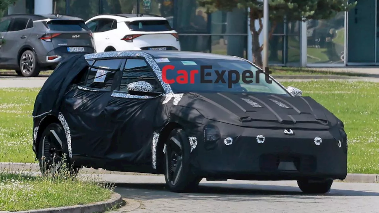 2025 Kia EV4 hatch shaping as more practical Tesla Model 3 rival