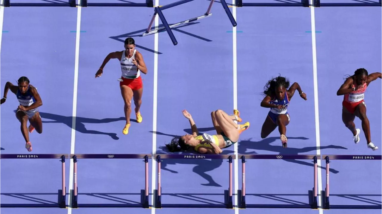 Paris heartbreak for Aussie hurdler Michelle Jenneke after ‘nasty’ incident