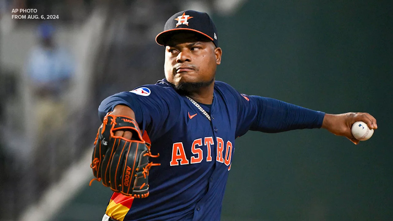 Astros' Framber Valdez comes within 1 out of his 2nd career no-hitter