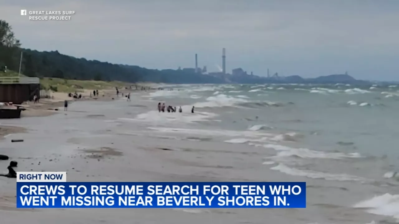 Search continues for Minnesota teen missing in Lake Michigan near Beverly Shores, Ind.