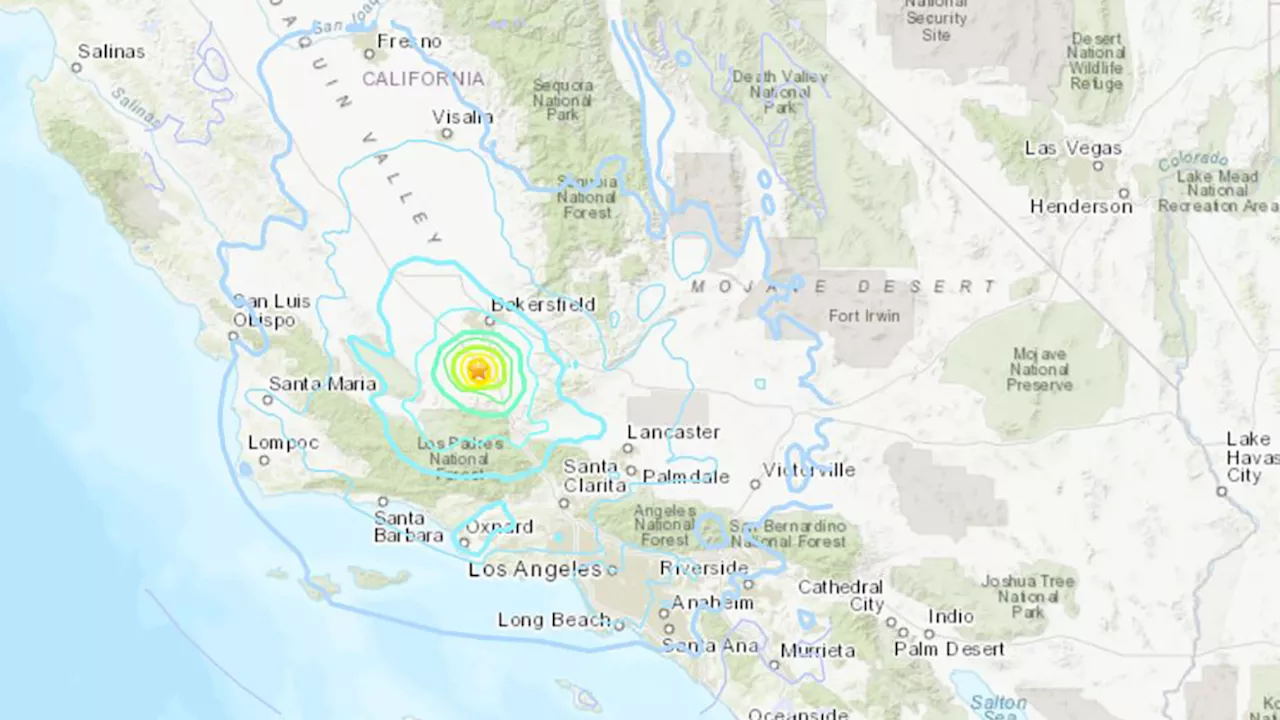 Magnitude 5.3 earthquake strikes near Bakersfield, with shaking felt throughout SoCal