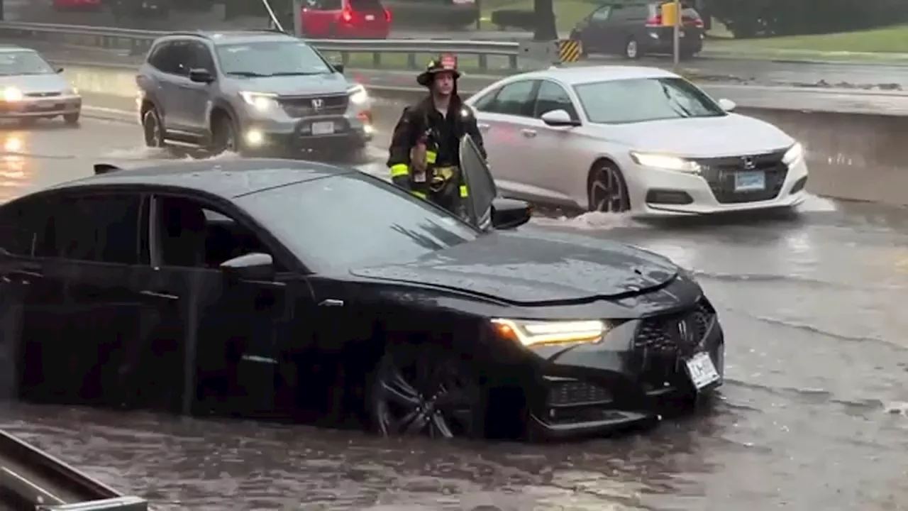 Drenching downpours trigger flooding in New York City, parts of the Tri-State