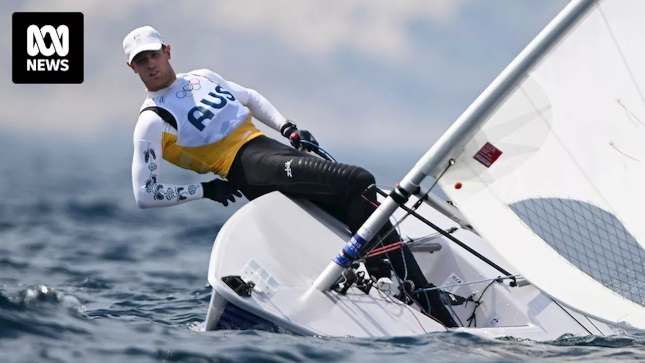 Australian sailor Matt Wearn wins gold at Paris Olympics in men's dinghy