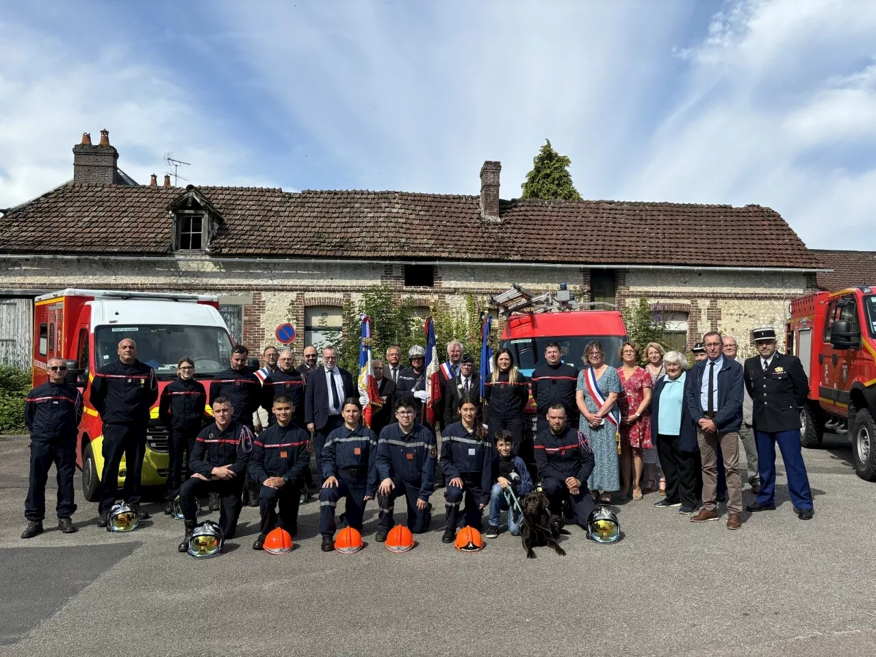 Fête nationale : les pompiers à l'honneur à Pont-Saint-Pierre et Romilly-sur-Andelle