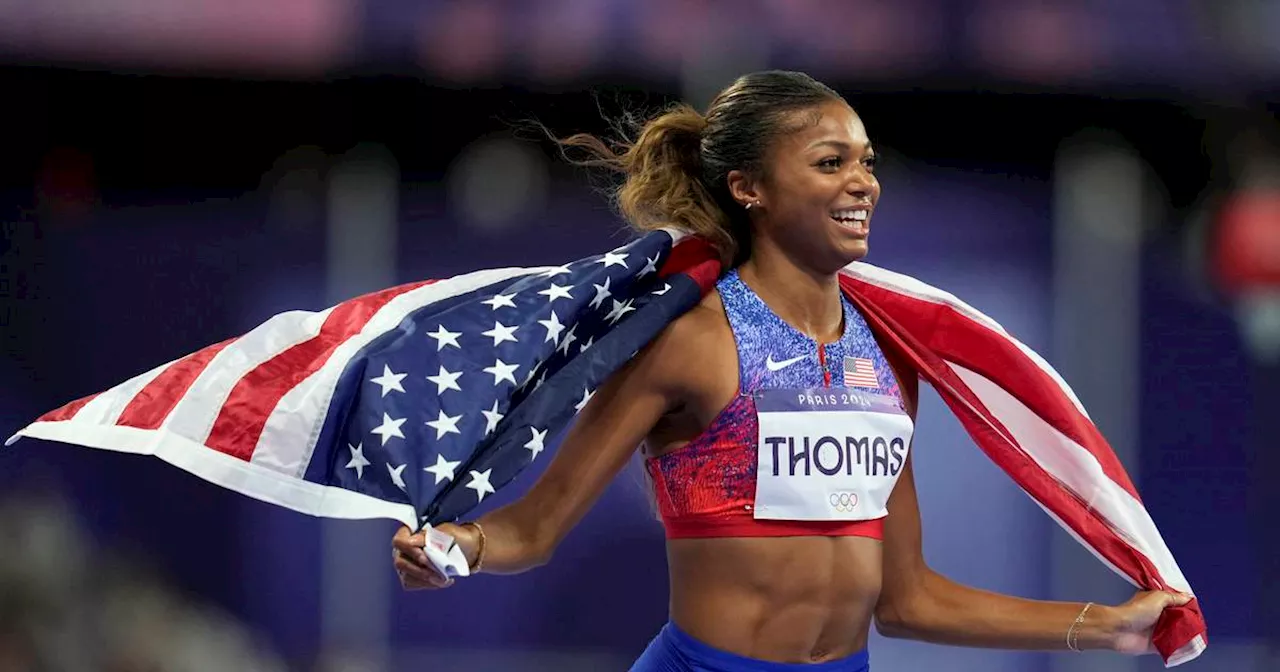 American Gabby Thomas sparkles at 200 meters, and track has a new golden star