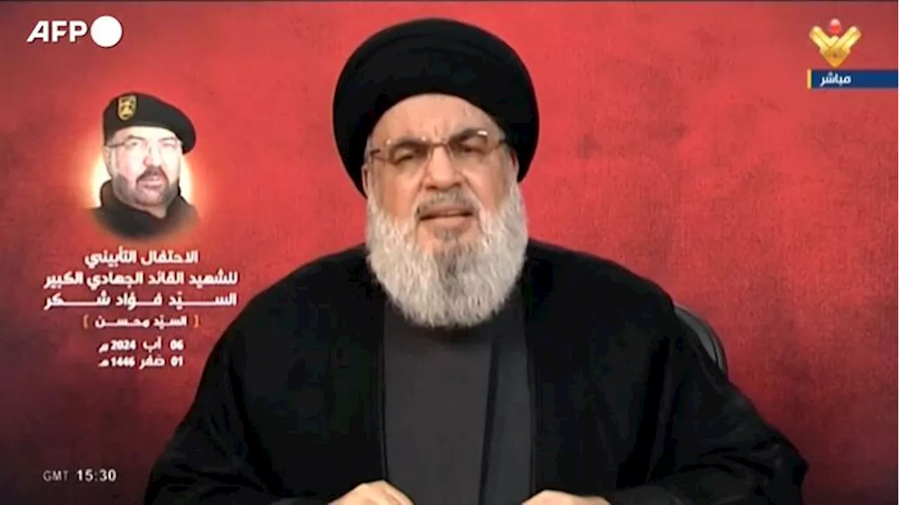 Il leader di Hezbollah: 'L'Iran e' costretto a combattere contro Israele'