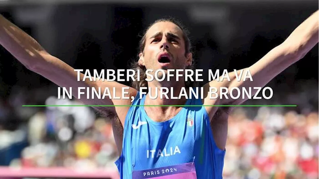 Tamberi soffre ma va in finale, Furlani bronzo