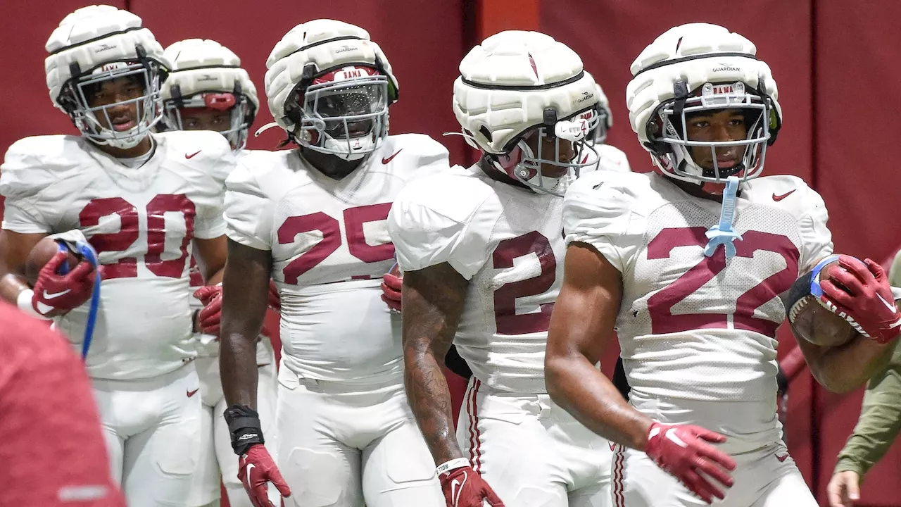 Observations from Alabama’s 6th camp practice: Offensive line, receivers and more