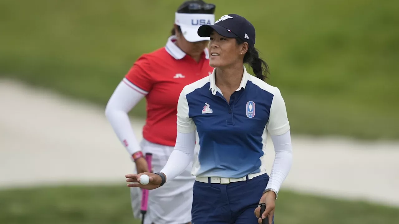 Allez Celine! Boutier dazzles French crowd with 65 to lead Olympic golf by 3