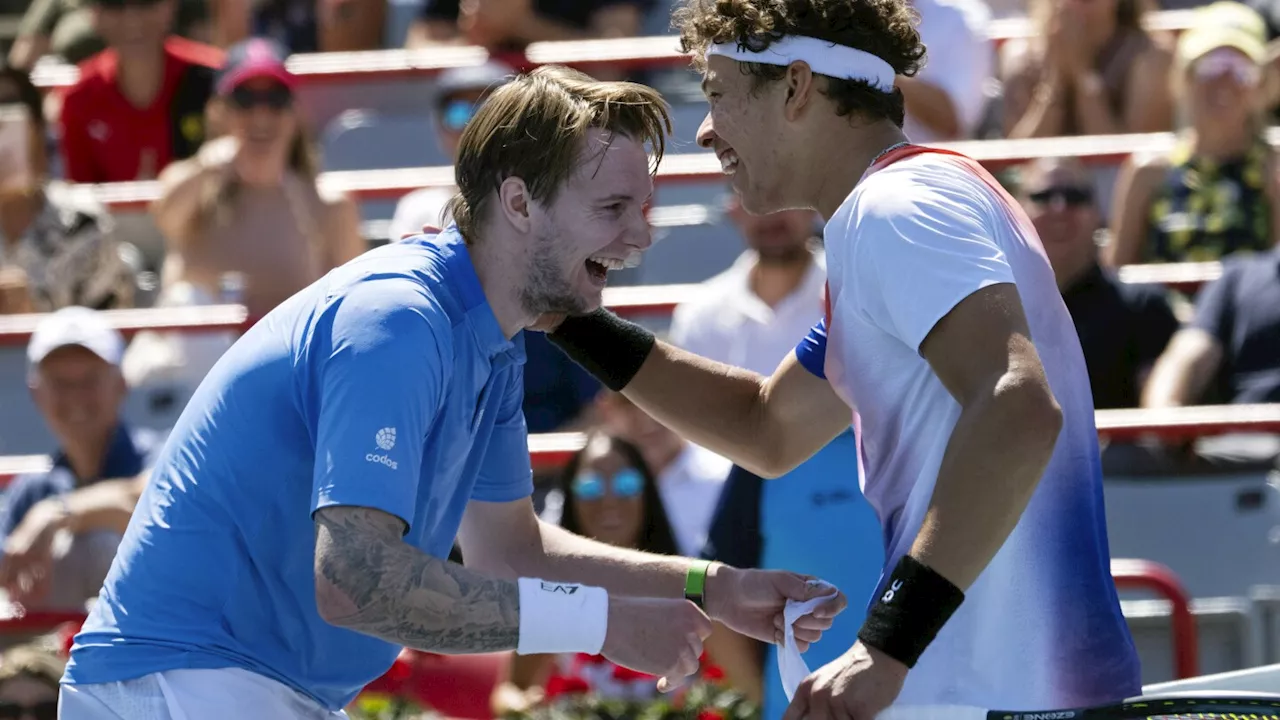 Olympic doubles bronze medalists Taylor Fritz and Tommy Paul win singles matches in Montreal