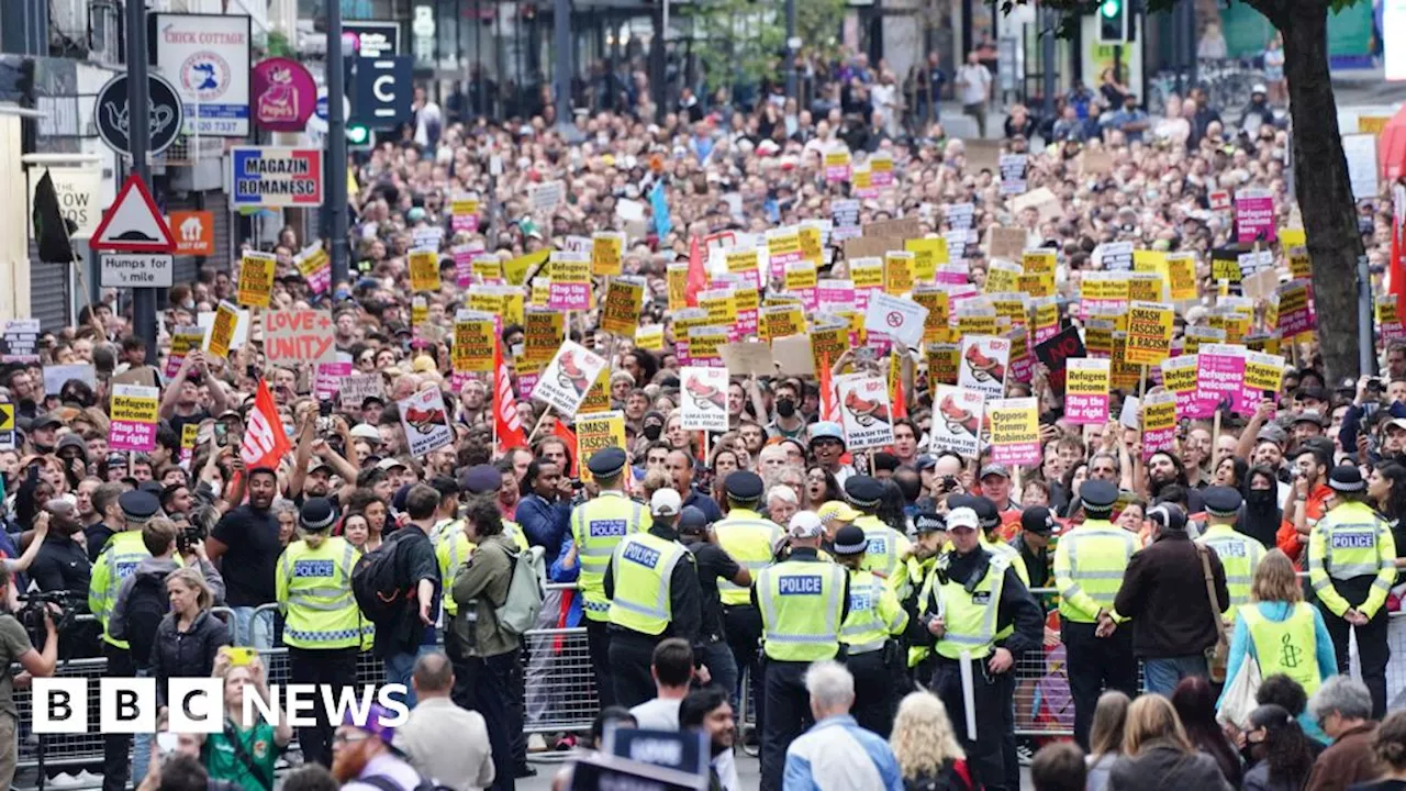 Anti-racism protesters gather in London to show 'unity'