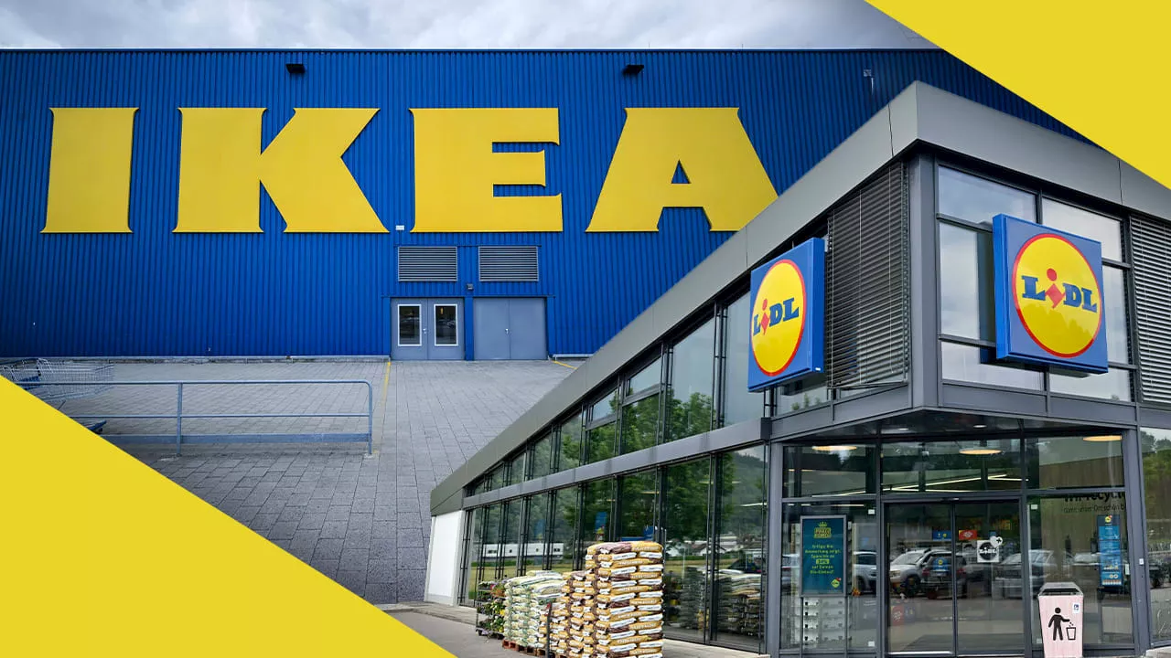 Lidl und Ikea streiten um das beste Angebot: Witziger Werbe-Wettkampf