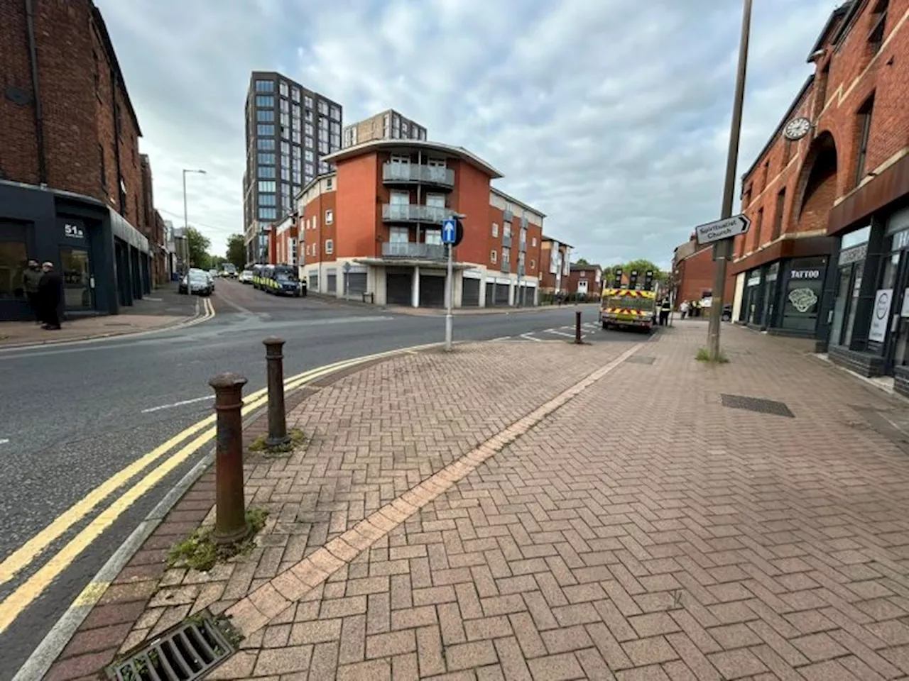 Church Street police presence as some Preston businesses close early due to far-right riot threats