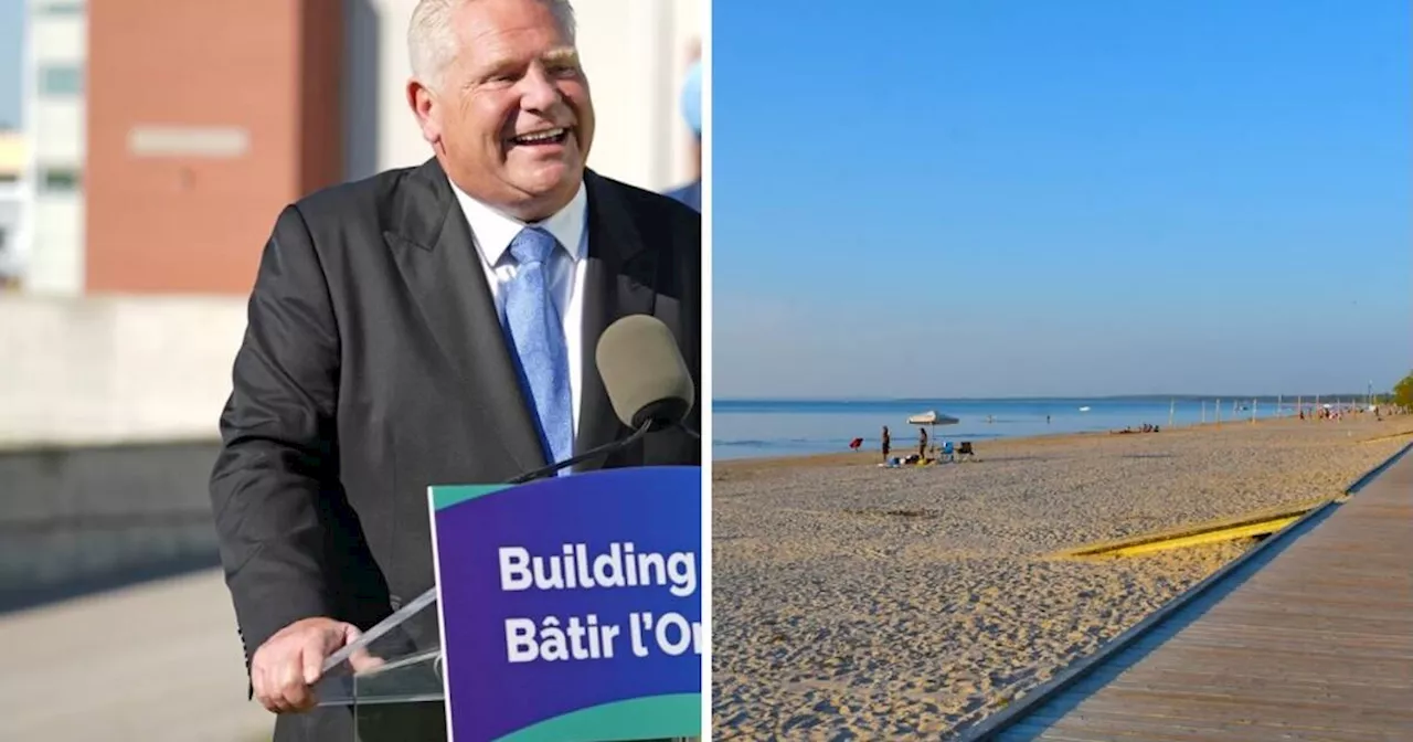 Doug Ford just asked people in Ontario not to 'poop on the beach'