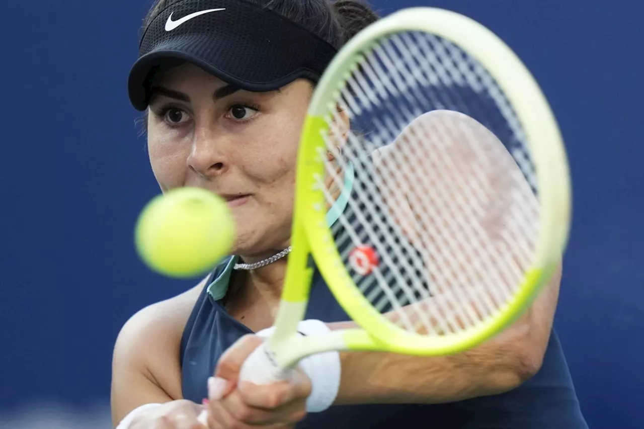 Canada's Bianca Andreescu crashes out of National Bank Open in first round