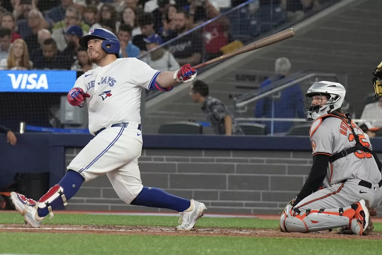 Kirk's three-run homer powers Toronto Blue Jays to 5-2 win over Baltimore Orioles