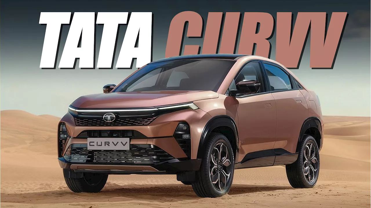 Tata’s Budget-Friendly Curvv Coupe SUV Debuts With EV And ICE Options