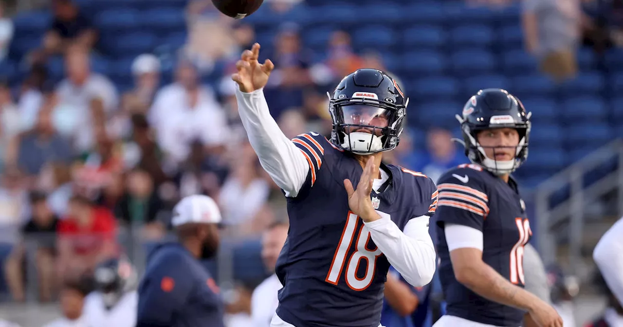 Chicago Bears OC Shane Waldron says Caleb Williams has dealt well with growing pains